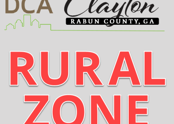 City of Clayton Georgia Rural Zone Graphic